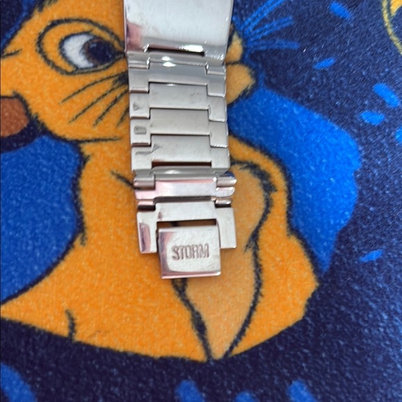 Storm Black and Silver Watch with Minimalist Circular Display - Picture 3 of 5